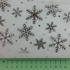 Fabric by the Metre - 7135 Snowflake - White